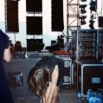 Sophie Hunger kurz vor dem Auftritt