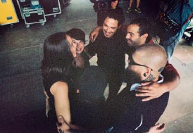 Sophie Hunger mit Bandkollegen
