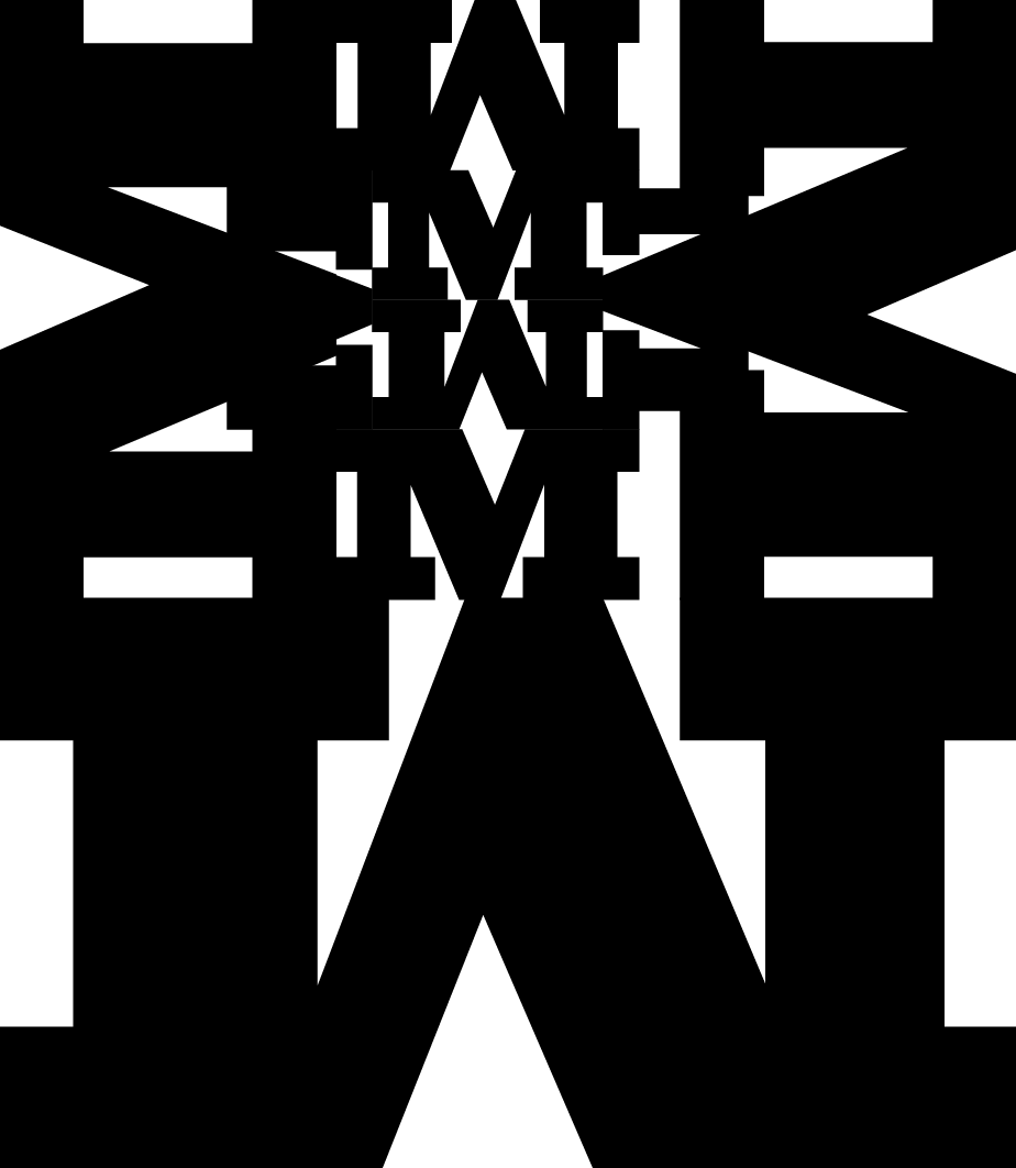 „Play with M(e)“ Typografie von Ingo Moeller